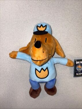 NWT! Dog Man 9” Plush Character Stuffed Toy Character Dav Pilkey